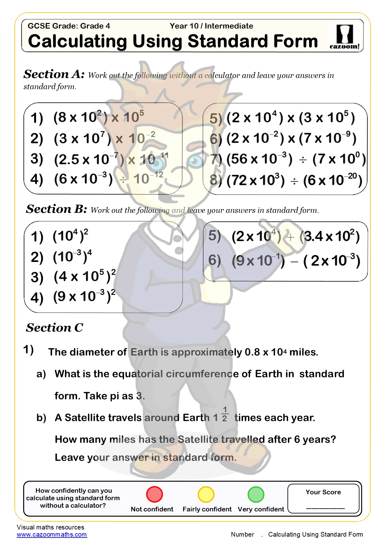 Powers Worksheet KS3 Laws of Exponents Worksheets
